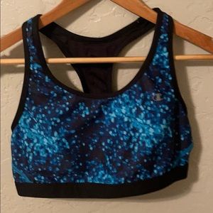 Champion blue sports bra